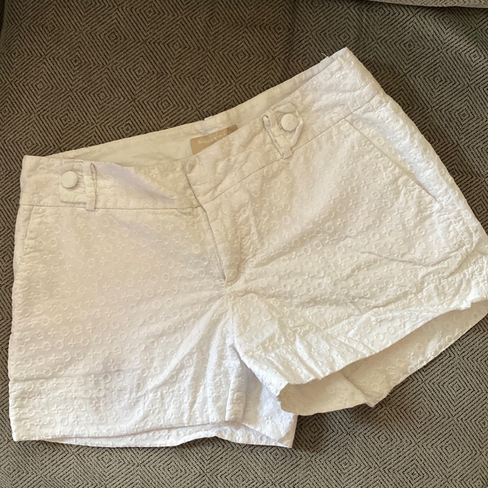 Banana Republic cotton shorts size 6 white
